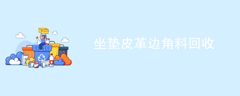 坐垫皮革边角料回收